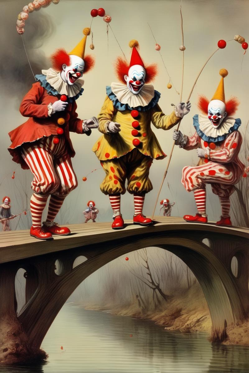 00385-1038896211-_lora_Richard Dadd Style_1_by Richard Dadd Style - creepy scary nightmare clowns fishing on a bridge with dynamite painted.png